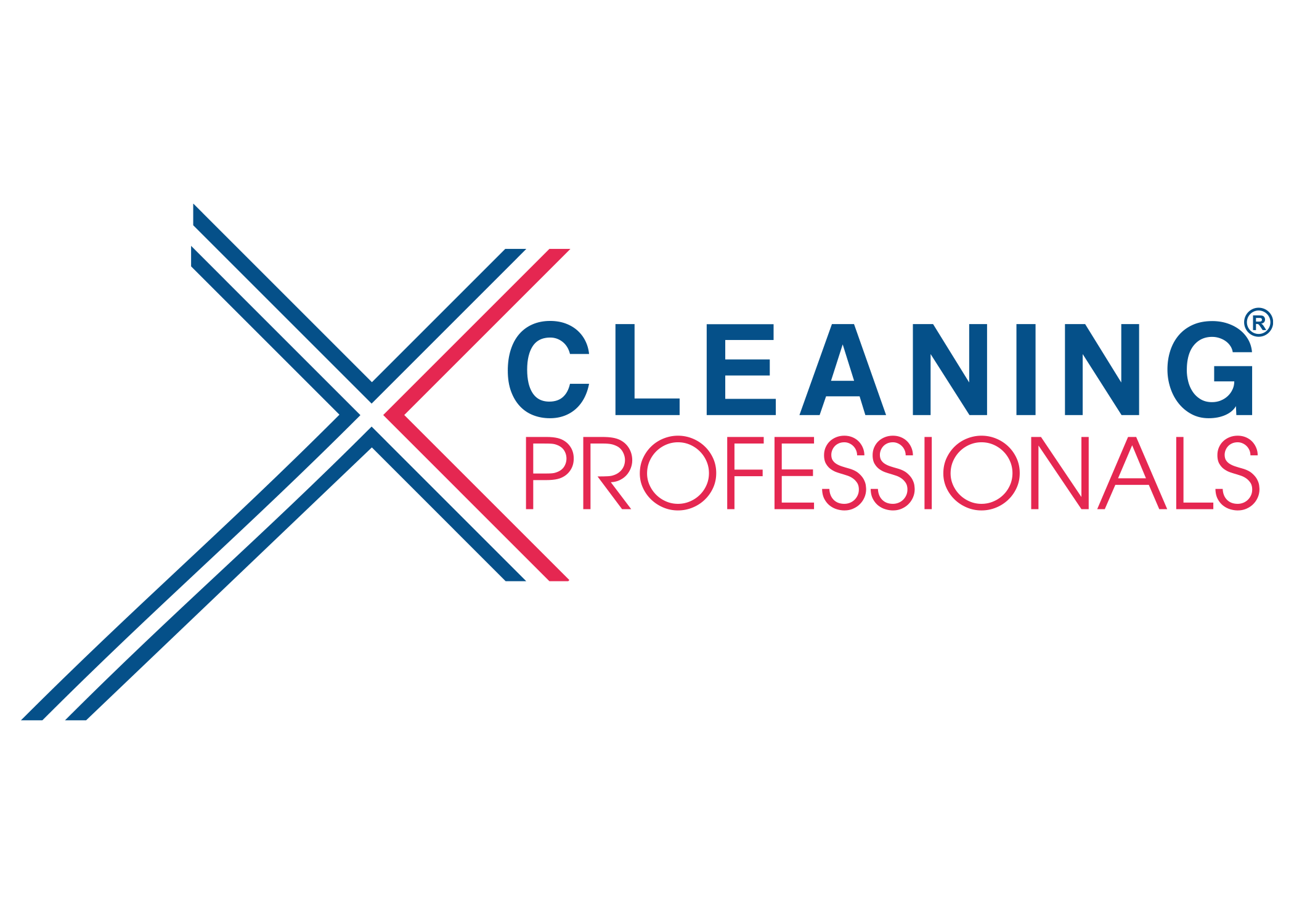 X cleaning professionals logo.